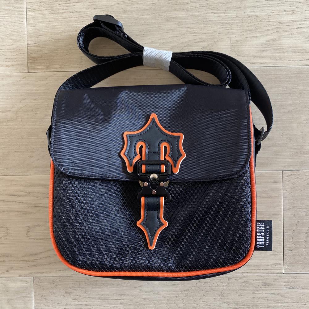 Trapstar Messenger Bag 1.0 - Black/Orange