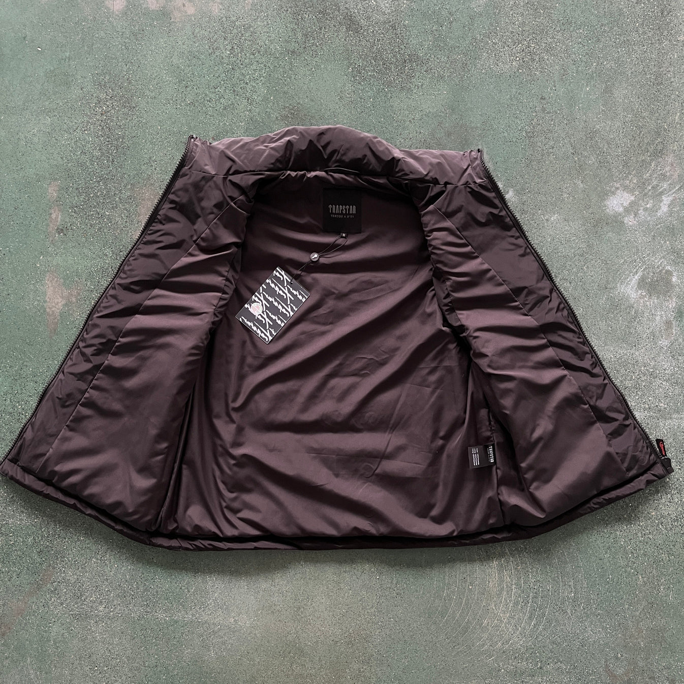 Trapstar Hyperdrive Sleeveless Jacket - Black/Red