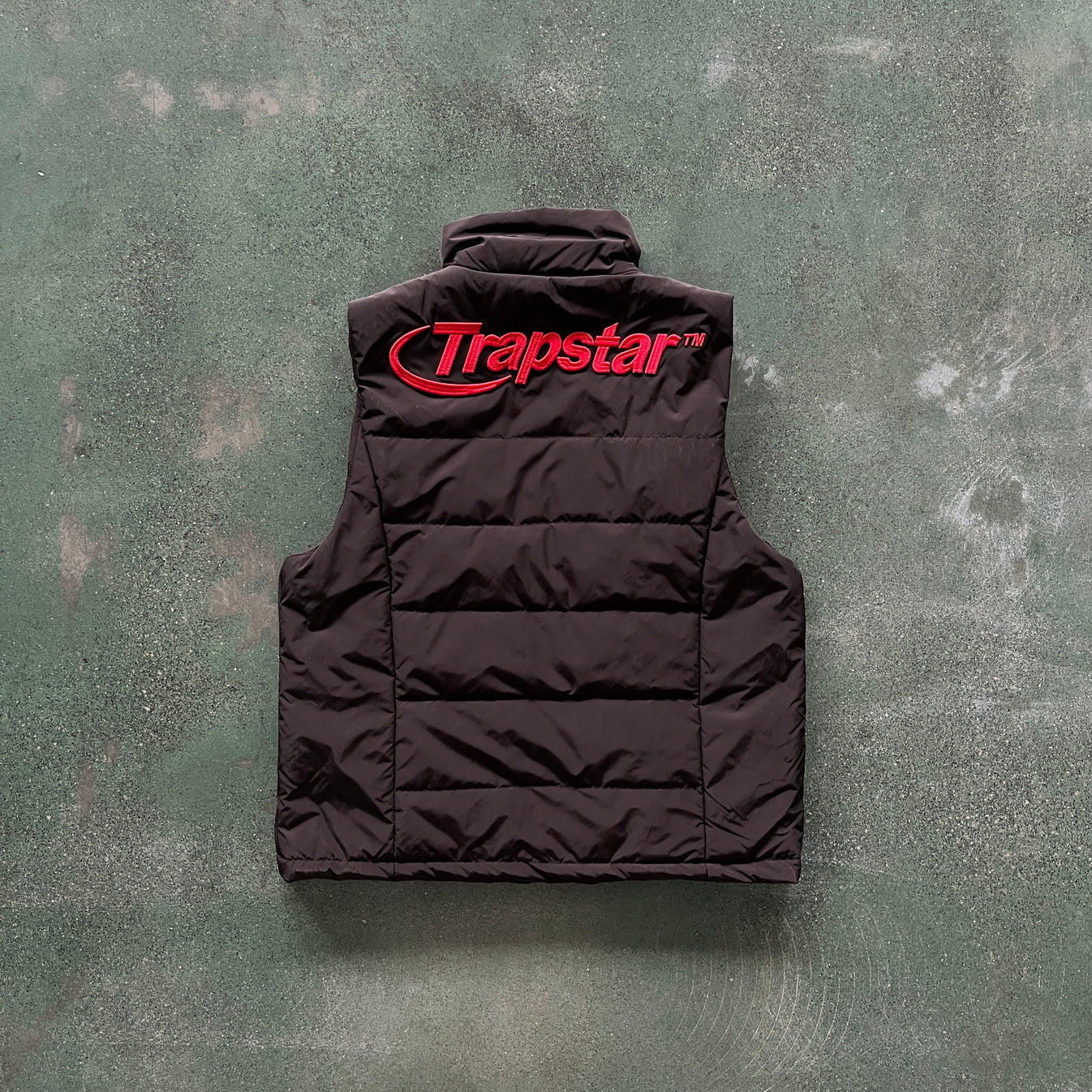 Trapstar Hyperdrive Sleeveless Jacket - Black/Red