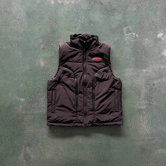 Trapstar Hyperdrive Sleeveless Jacket - Black/Red