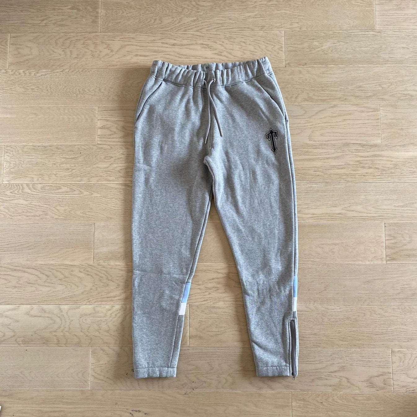 Trapstar V-Stripe Tracksuit - Grey/Sky Blue