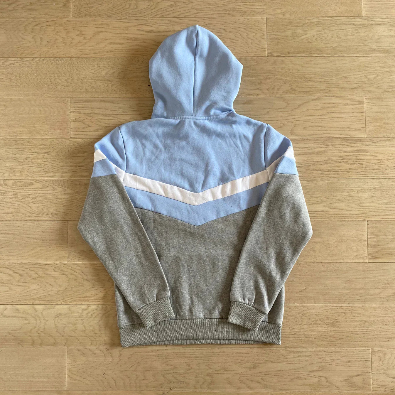 Trapstar V-Stripe Tracksuit - Grey/Sky Blue