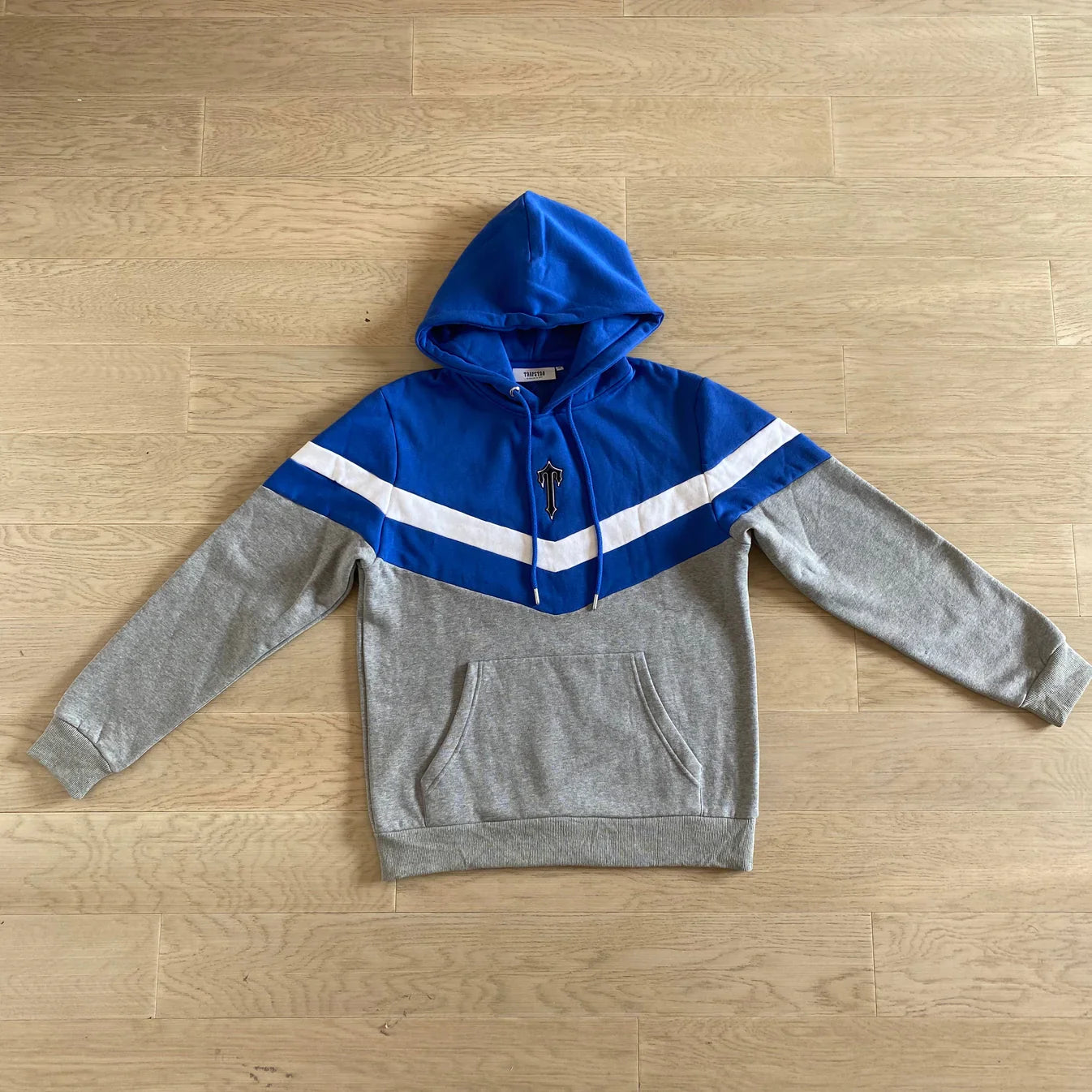 Trapstar V-Stripe Tracksuit - Grey/Blue