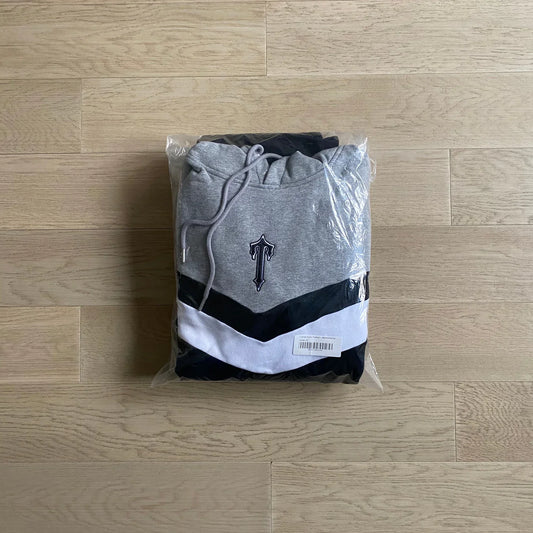 Trapstar V-Stripe Tracksuit - Black/Grey