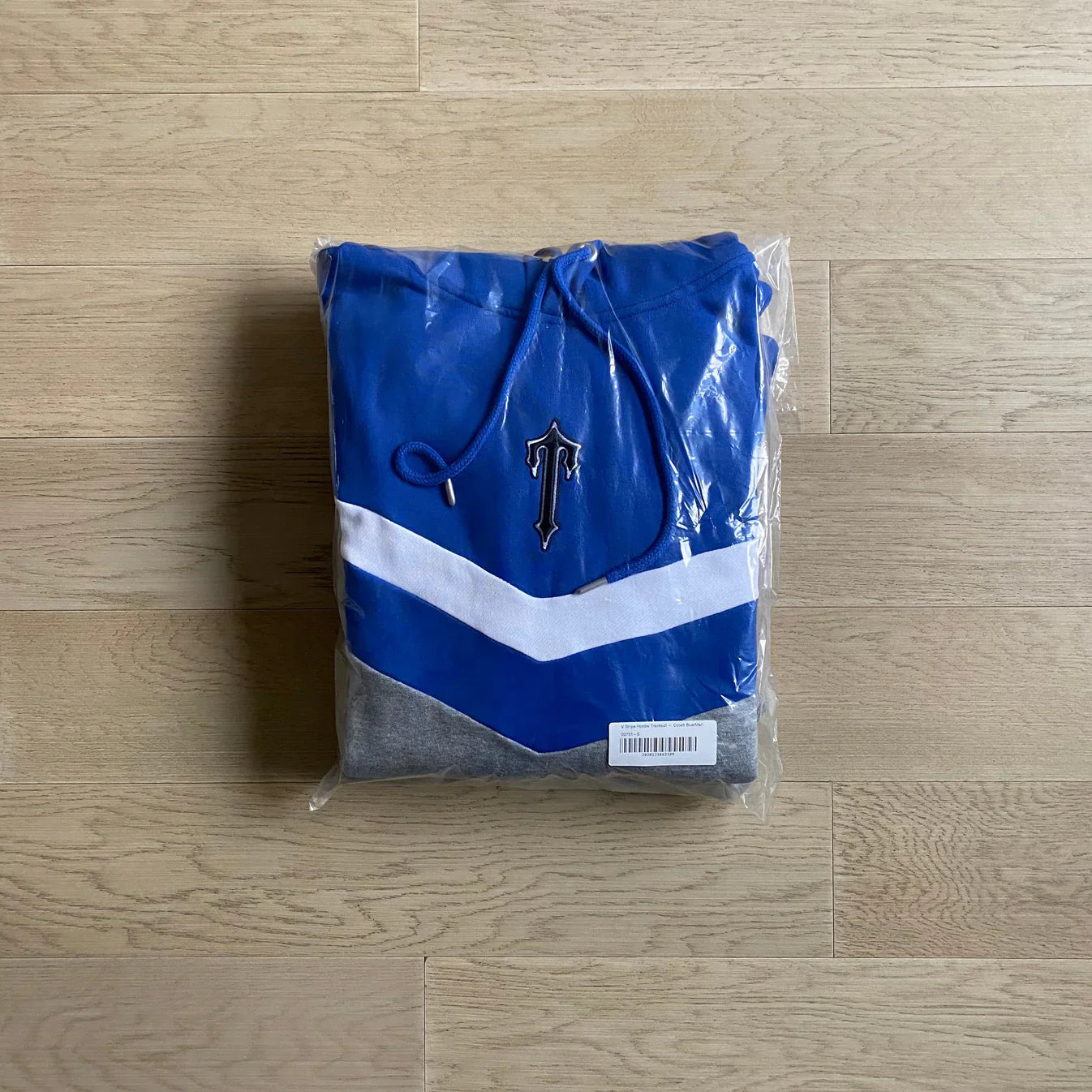 Trapstar V-Stripe Tracksuit - Grey/Blue