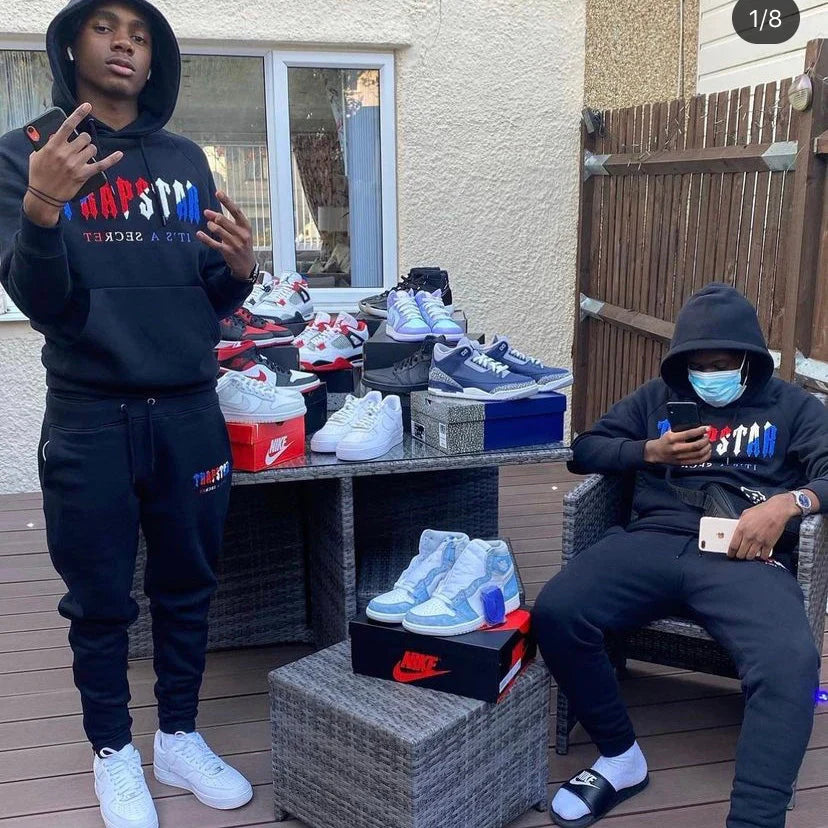 Trapstar Revolution Tracksuit - Black/Grey