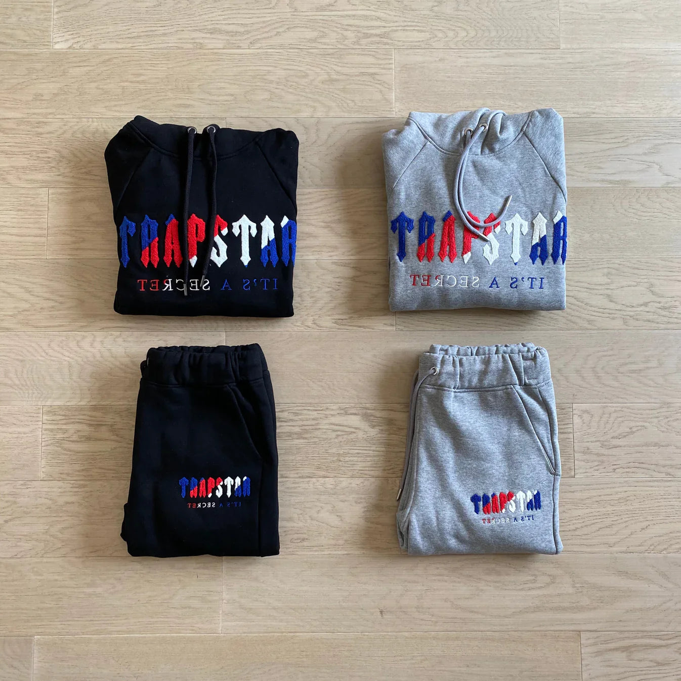 Trapstar Revolution Tracksuit - Black/Grey