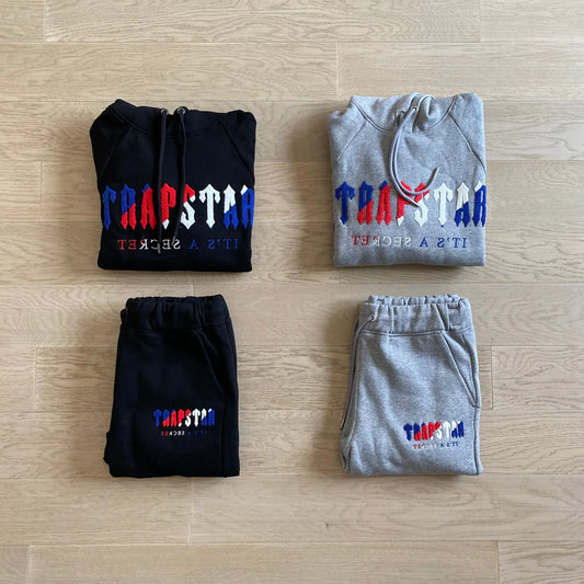 Trapstar Revolution Tracksuit - Black/Grey
