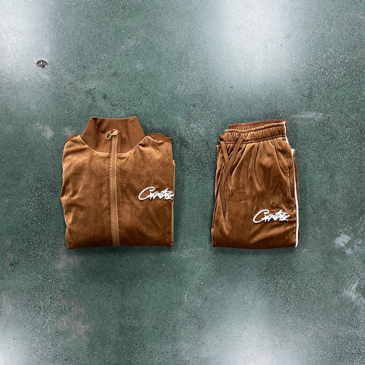CORTEIZ Velour Set - Brown