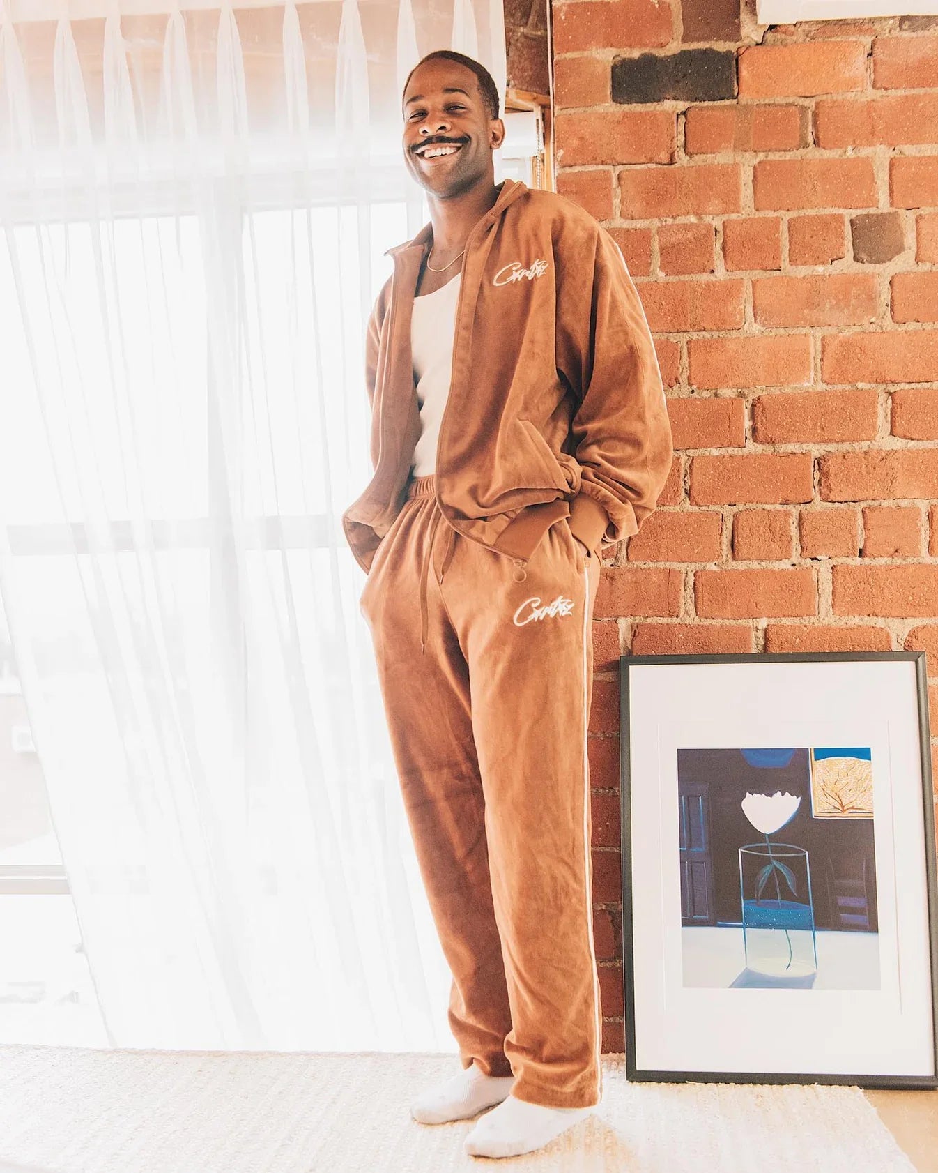 CORTEIZ Velour Set - Brown