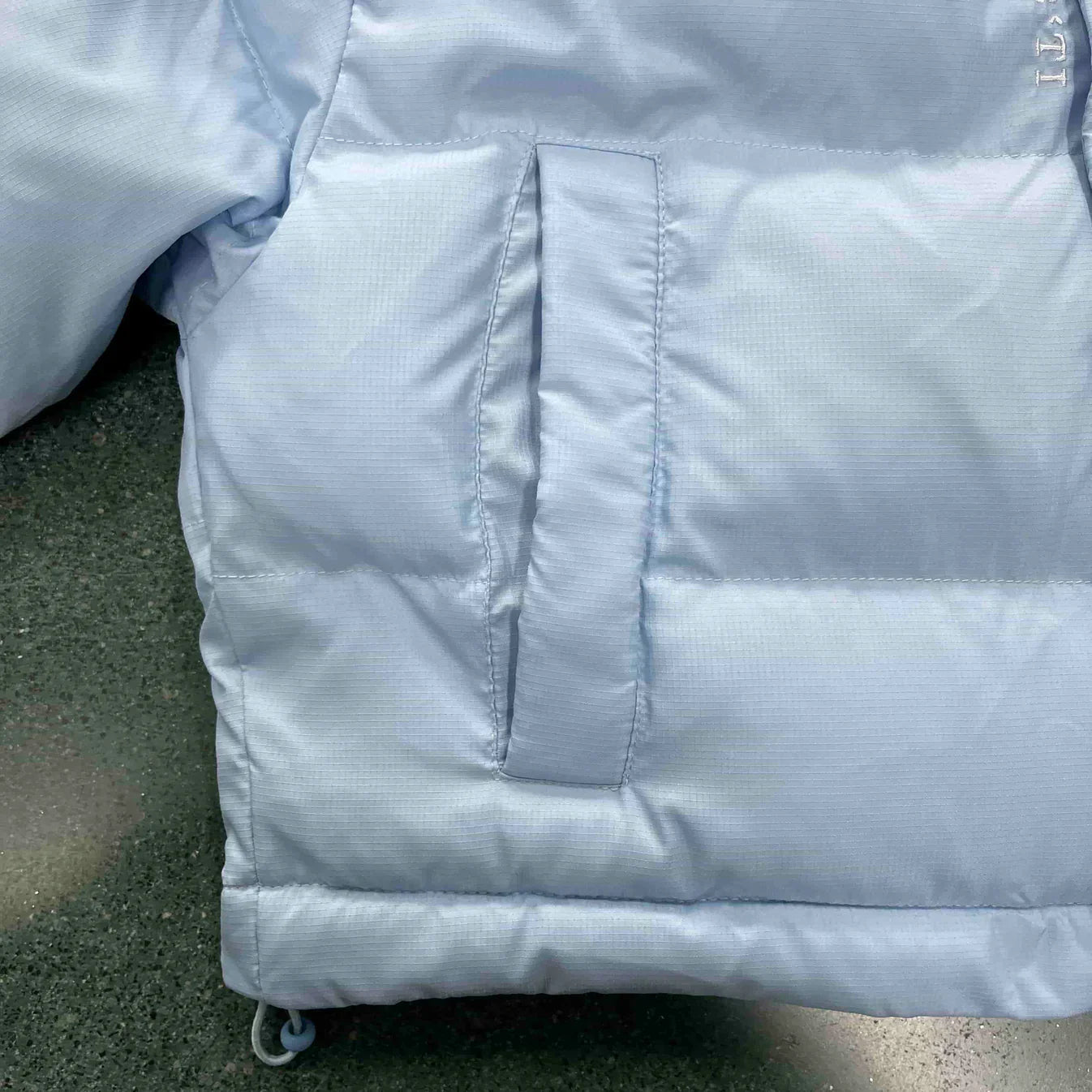 Trapstar Women's Decoded Hooded Puffer 2.0 Jacket - Ice Blue