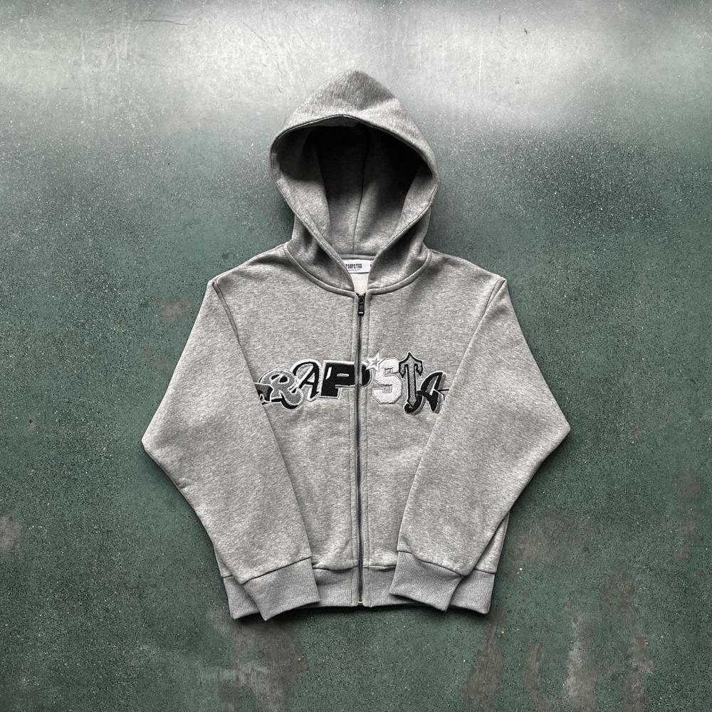 Trapstar Wildcard Chenille Decoded Tracksuit - Grey/Monochrome