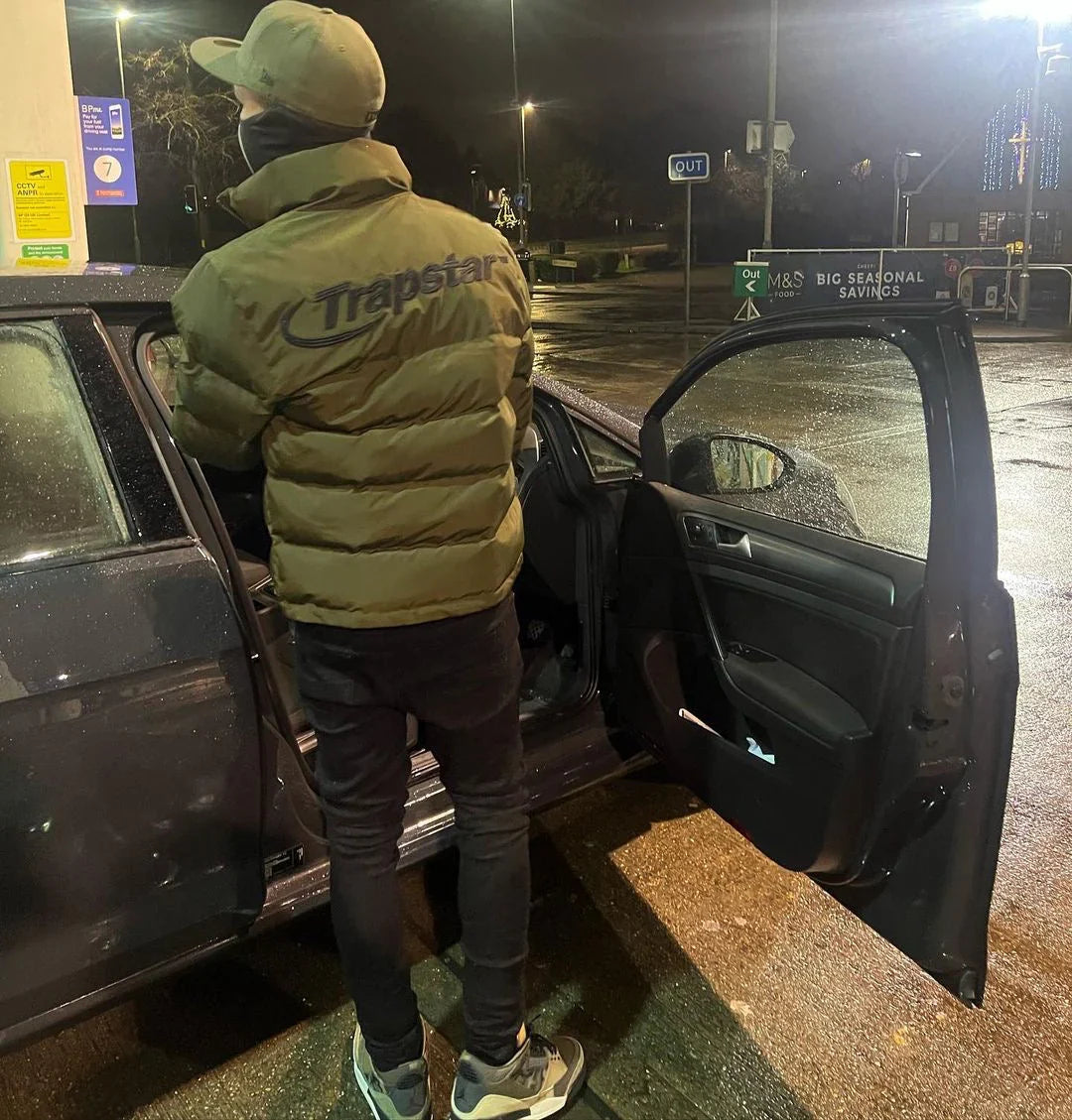 Trapstar Puffer Jacket - Olive Green