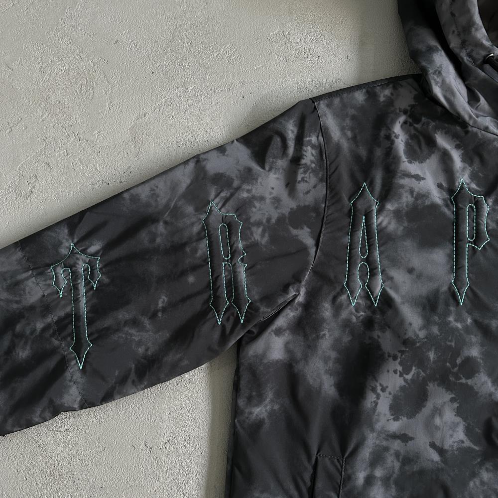 Trapstar Washed Arch Windbreaker - Black