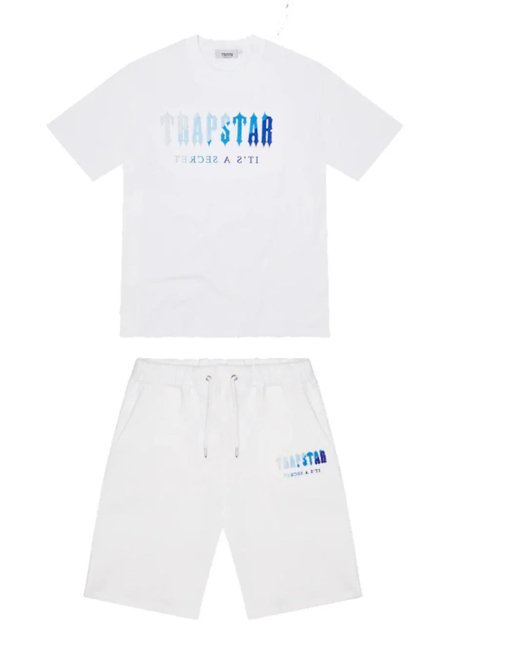 Trapstar Chenille Decoded 2.0 Short Set - White