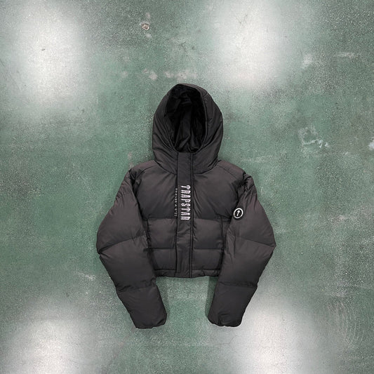 Trapstar Women's Decoded Hooded Puffer 2.0 Jacket - Black