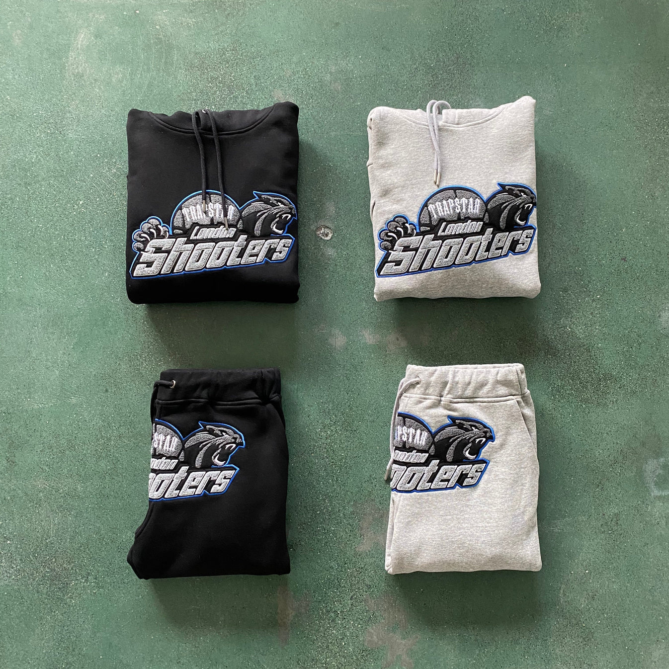 Trapstar Shooters Tracksuit - Black/Grey