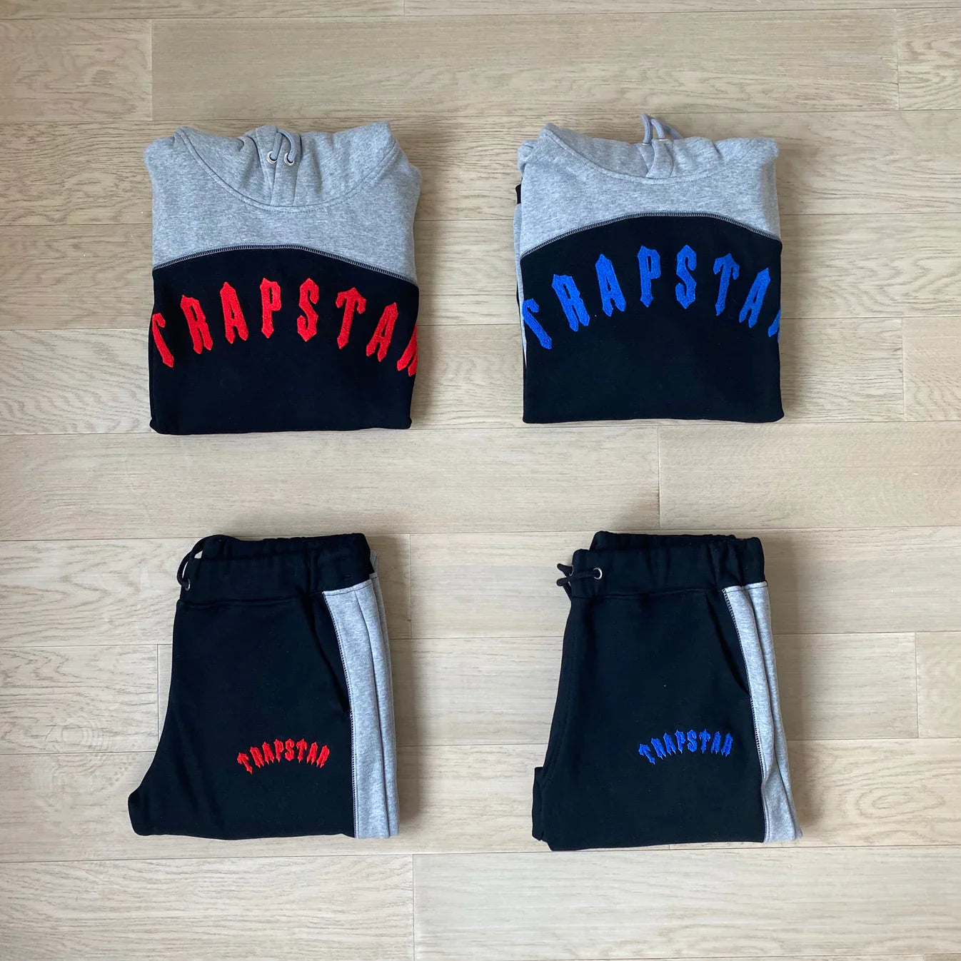 Trapstar Irongate Decoded Tracksuit - Blue/Red