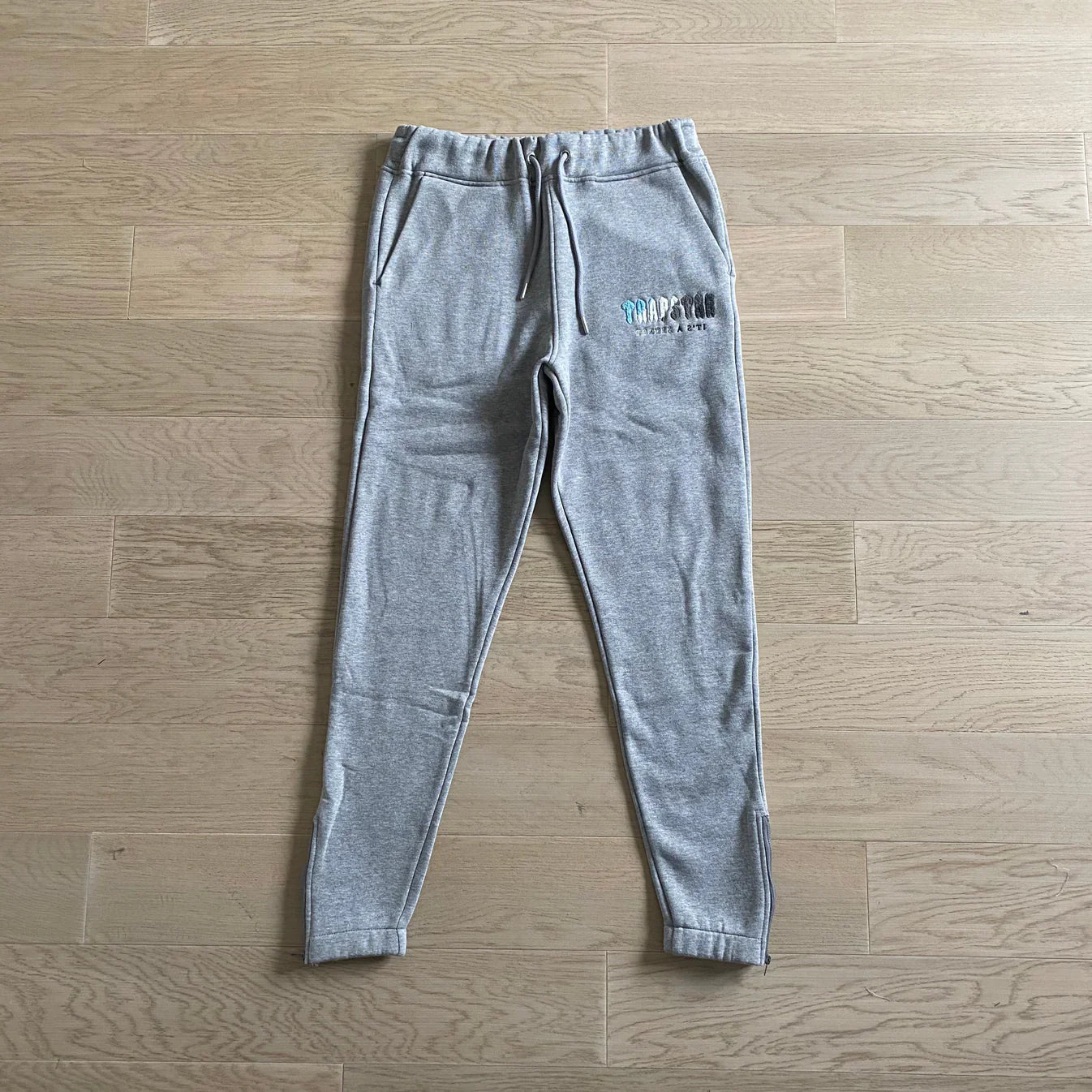 Trapstar Chenille Decoded Tracksuit - Black/Grey