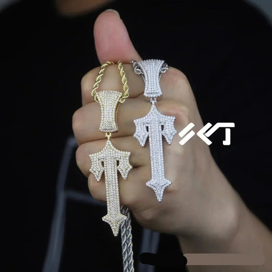Trapstar Iced Out Necklaces - Silver/Gold