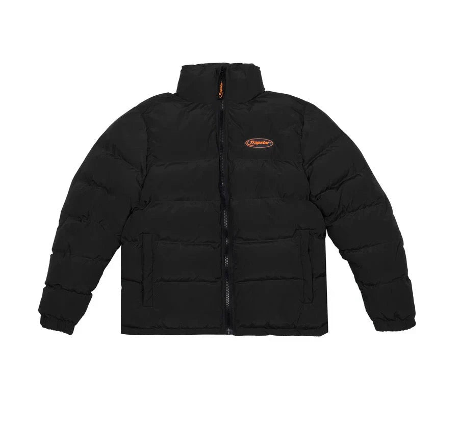 Trapstar Hyperdrive Puffer Jacket - Orange Logo