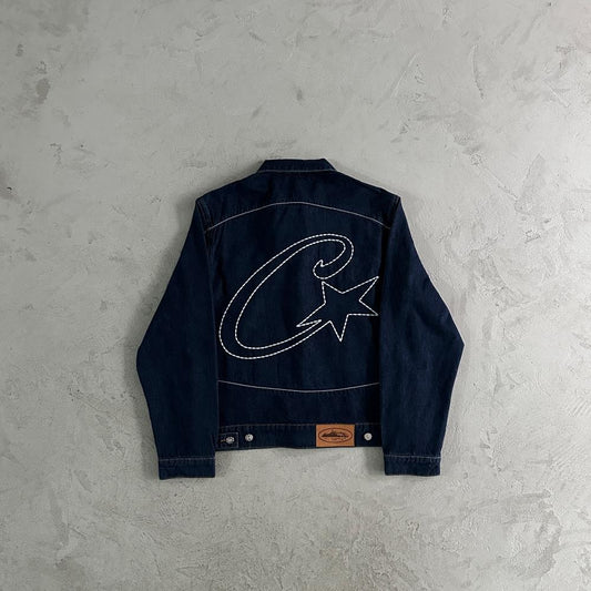 CORTEIZ C-Star Denim Jacket - Dark Blue