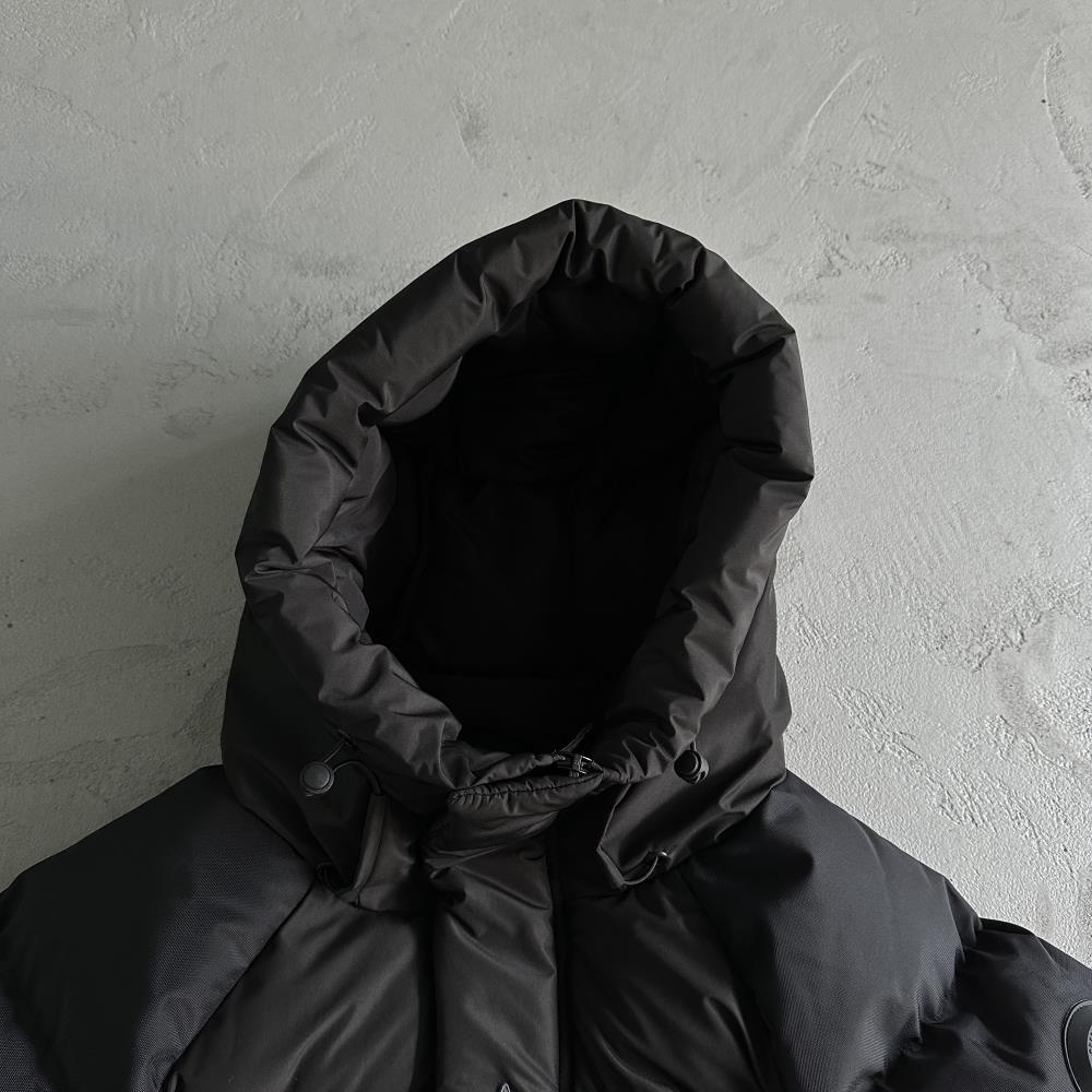 Trapstar Irongate Arch Puffer Jacket - Black/Black