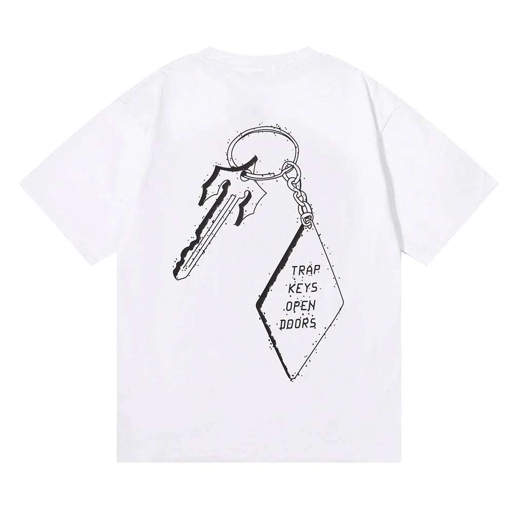 Trapstar Keychain T-Shirt - Black/White
