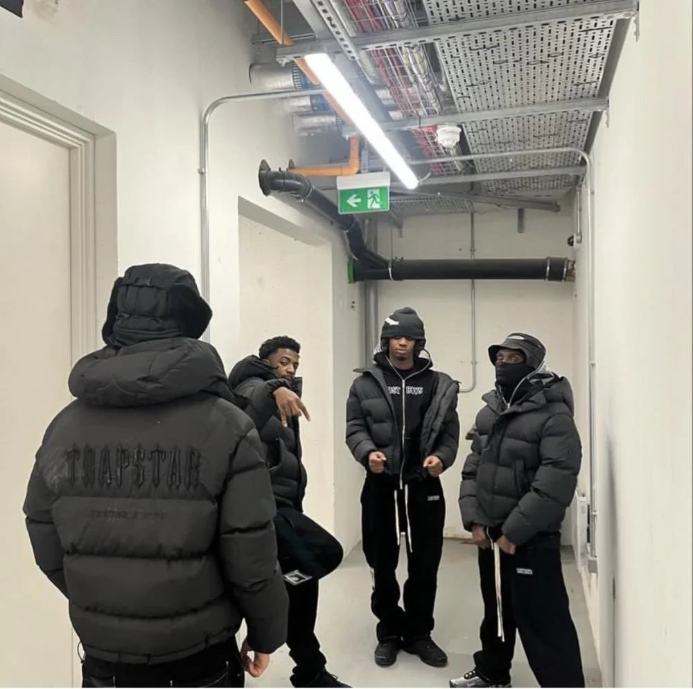 Trapstar Decoded 2.0 Hooded Puffer - Black/Black