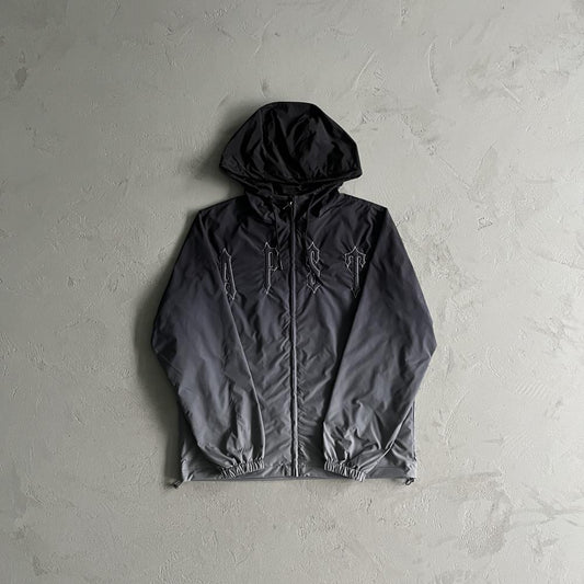 Trapstar Outline Arch Windbreaker - Black
