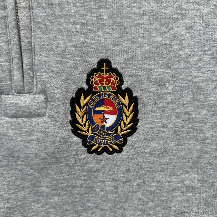 CORTEIZ Royale Crest Quarter Set - Heather Grey