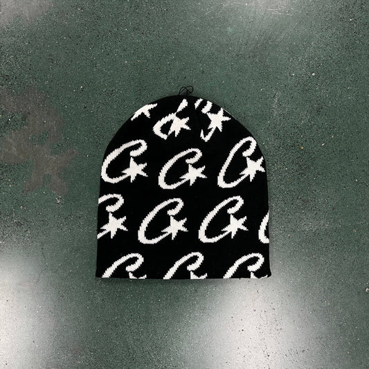 CORTEIZ C-Starz Monogram Beanie - Black