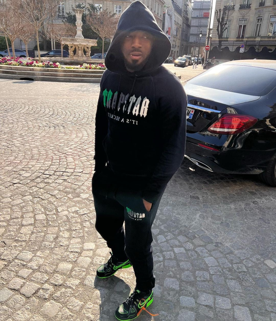 Trapstar Chenille Decoded Tracksuit - Black/Grey