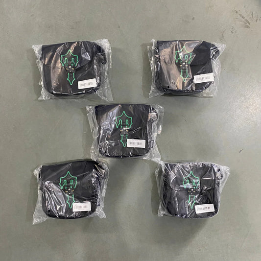 Trapstar Messenger Bag 1.0 - Black/Green
