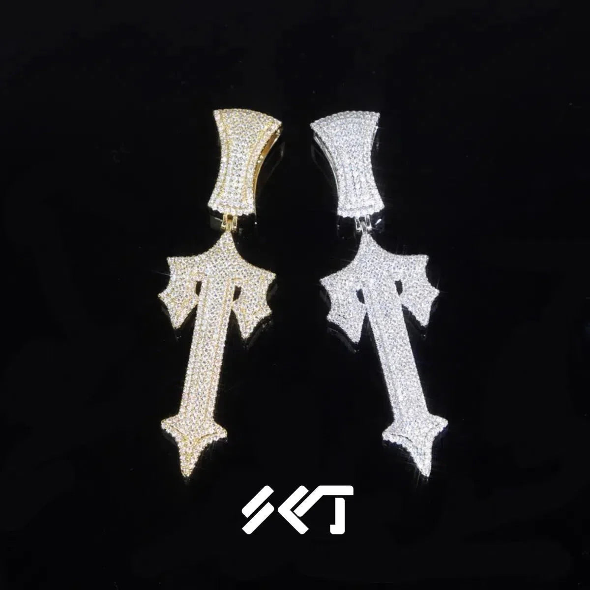 Trapstar Iced Out Necklaces - Silver/Gold