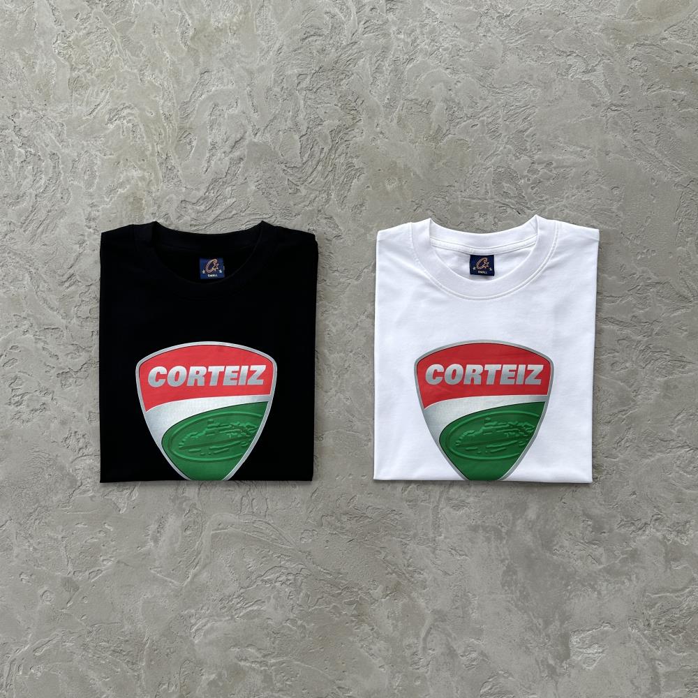 CORTEIZ Shield T-Shirt - Black/White