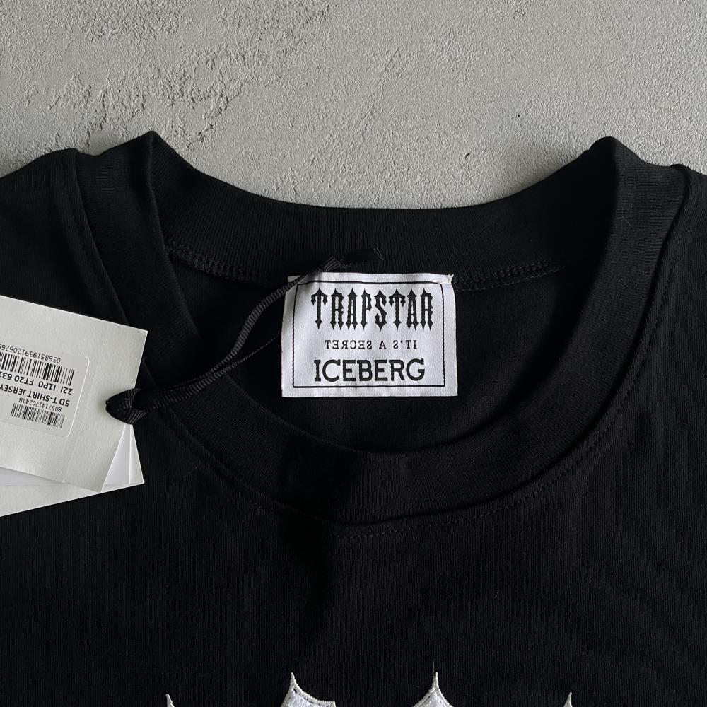 Trapstar Iceberg Popeye Printed T-Shirt - Black/White