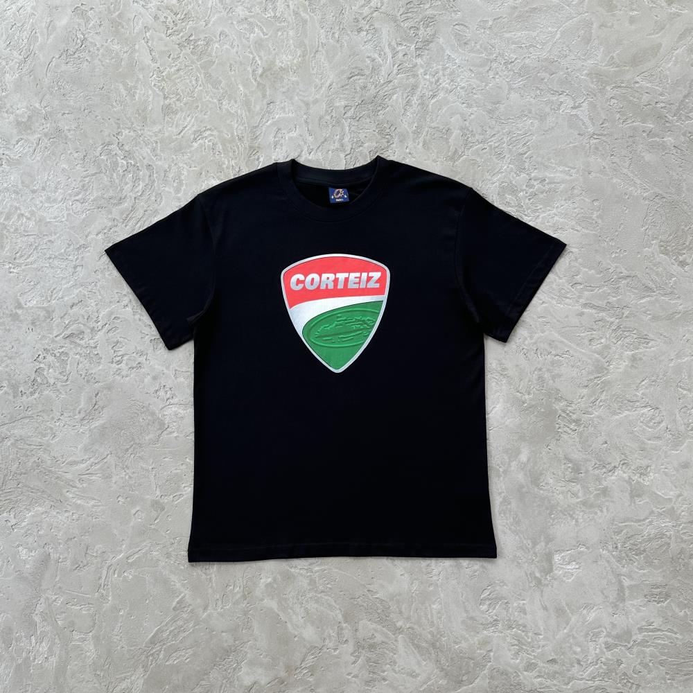 CORTEIZ Shield T-Shirt - Black/White