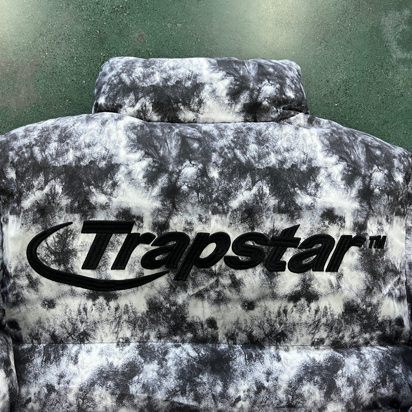Trapstar Hyperdrive Puffer Jacket - Black/Grey Camo