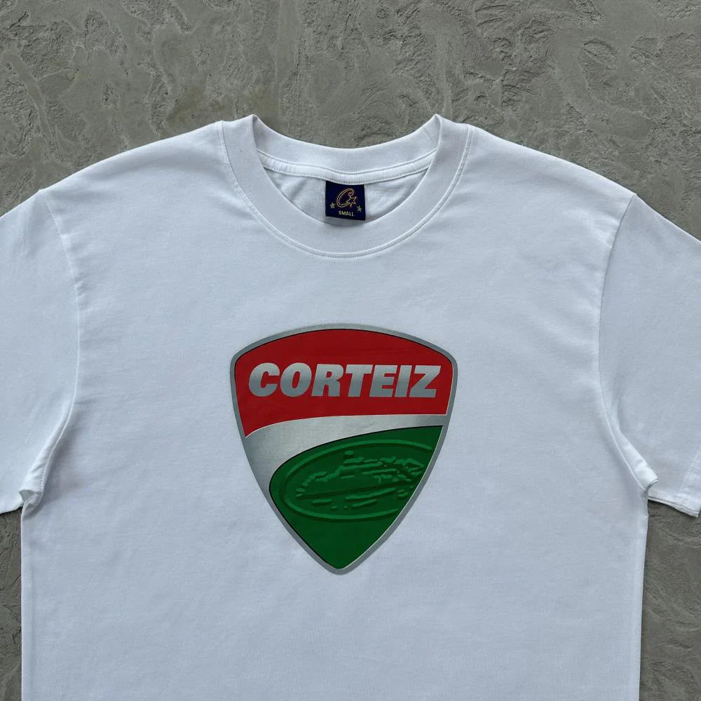 CORTEIZ Shield T-Shirt - Black/White