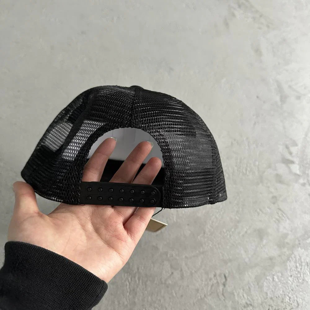 CORTEIZ Puff Print Trucker Cap - Black
