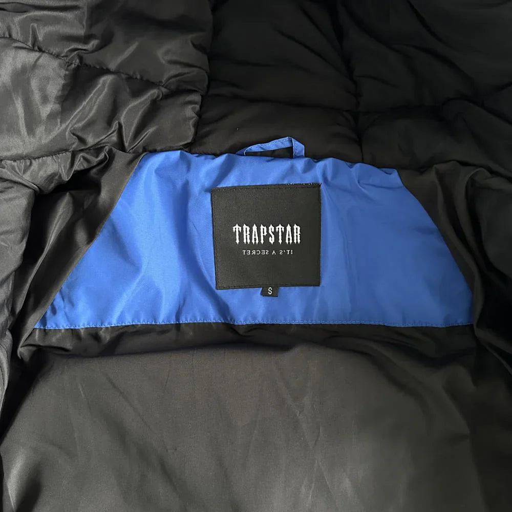 Trapstar Decoded Arch Puffer - Black/Blue