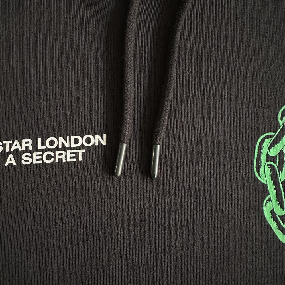 Trapstar Irongate Arch Chenille Hoodie - Black
