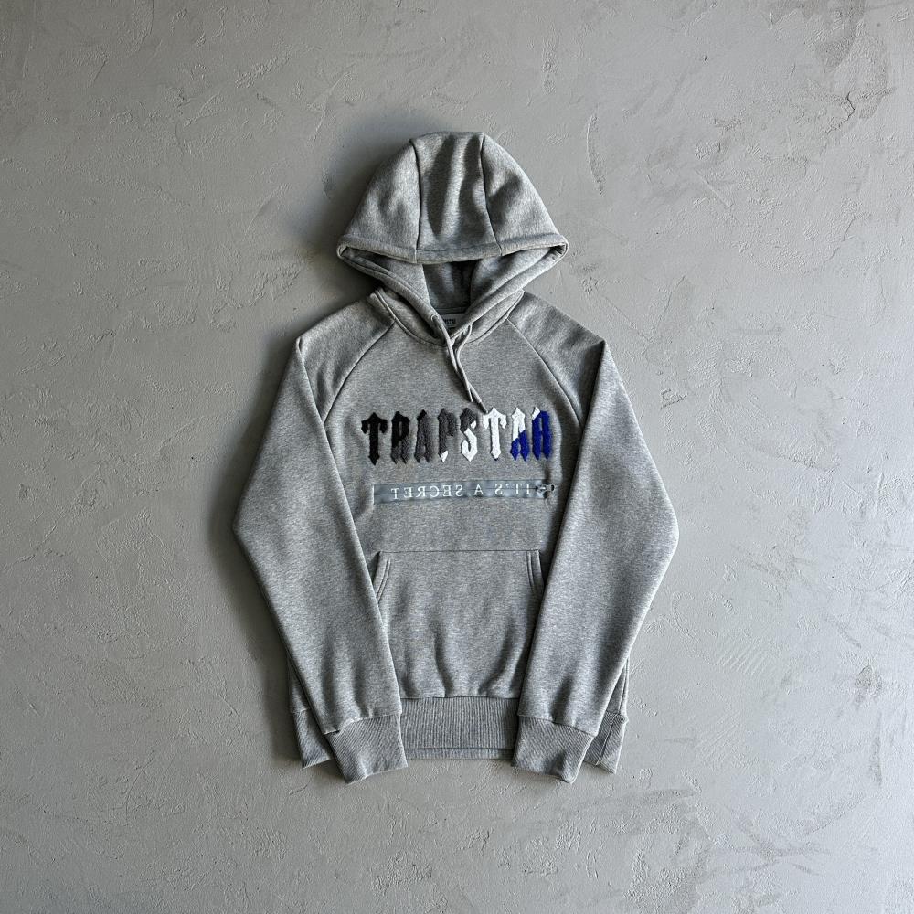 Trapstar Chenille Decoded 2.0 Tracksuit - Grey/Blue