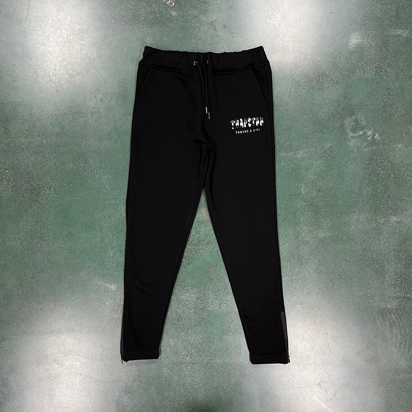 Trapstar Chenille Decoded Tracksuit - Black/Grey
