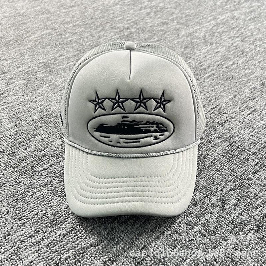 CORTEIZ Trucker Cap - Grey/White