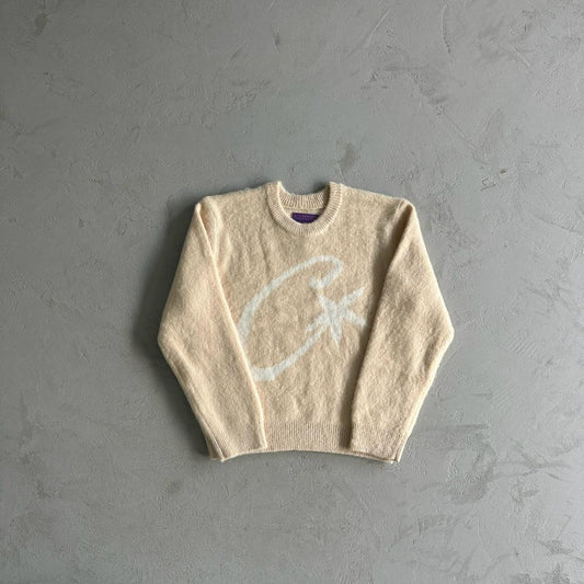 CORTEIZ C-Star More Hair Knit Sweater - Beige