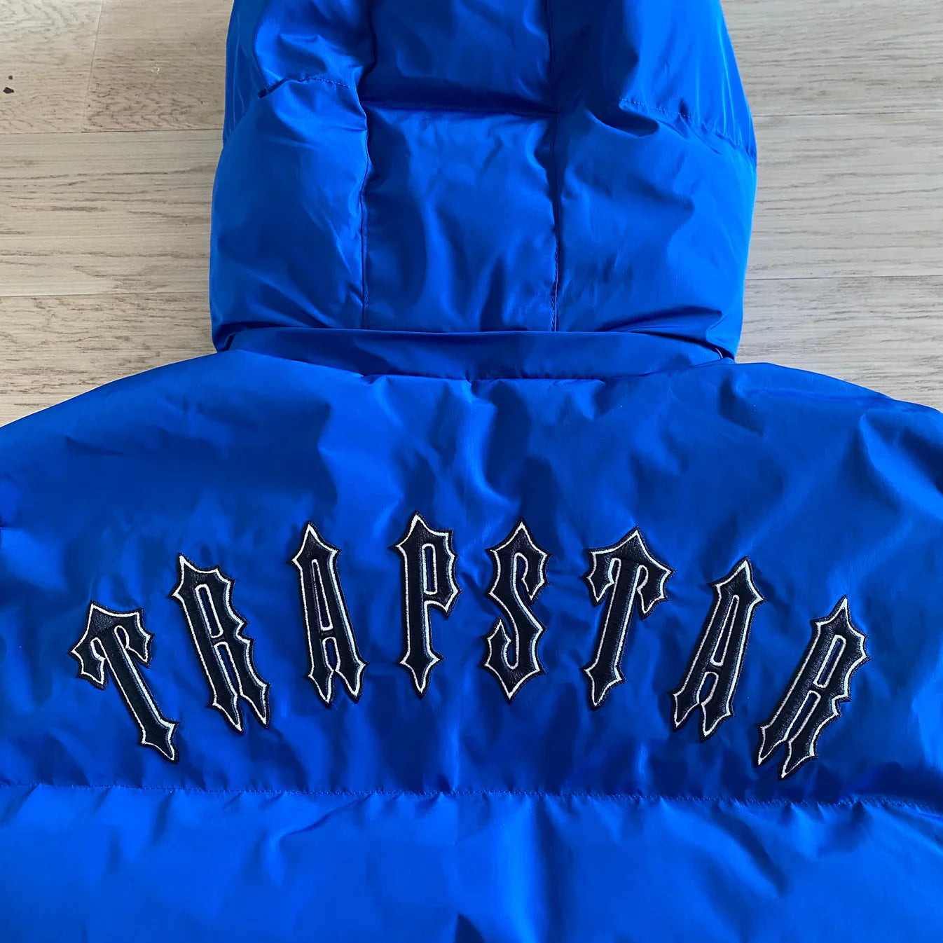 Trapstar Irongate Detachable Hooded Jacket - Blue