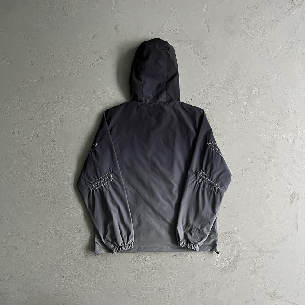 Trapstar Outline Arch Windbreaker - Black