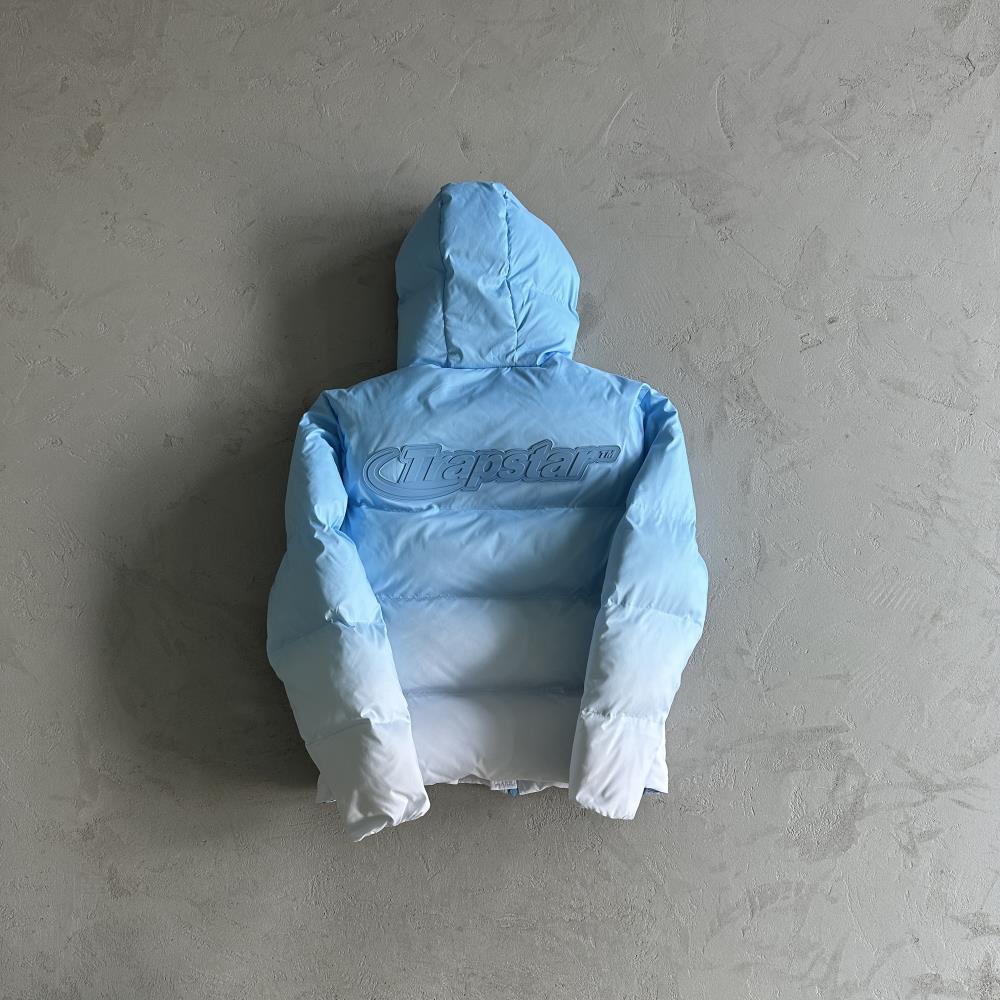 Trapstar Decoded 2.0 Puffer Jacket - Light Blue